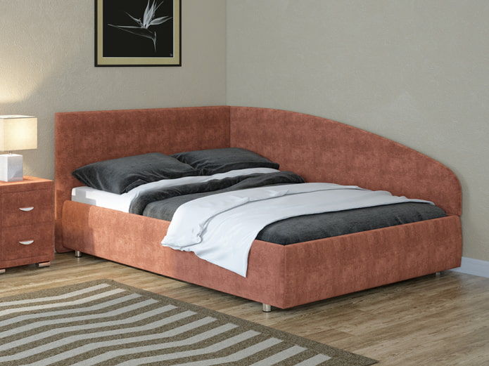 double ottoman in the interior