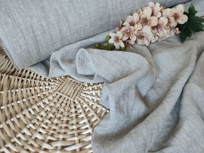 linen in the interior