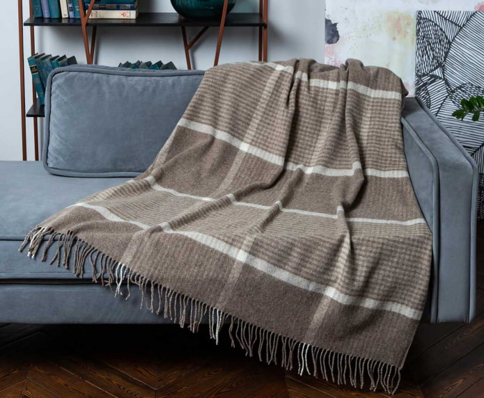 natural wool blanket