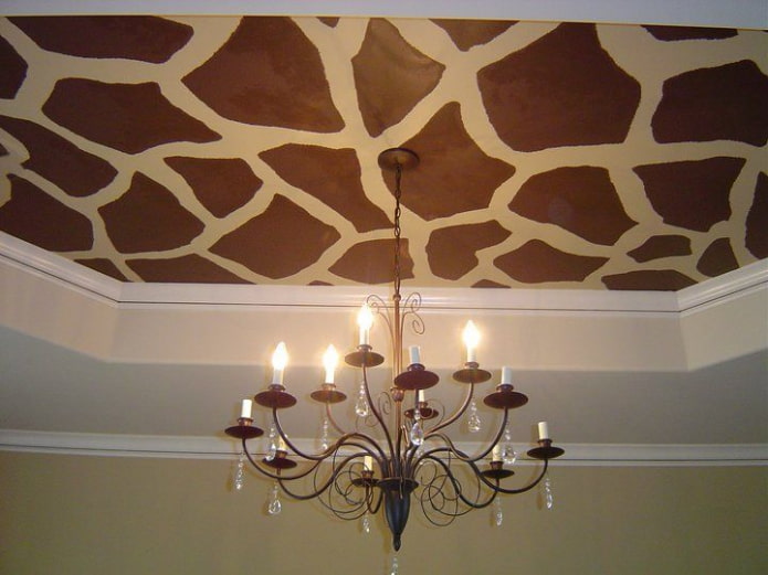 textured stretch fabric under the giraffe