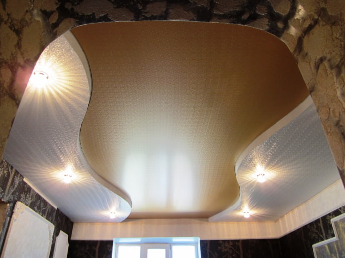 mother-of-pearl stretch ceiling canvas