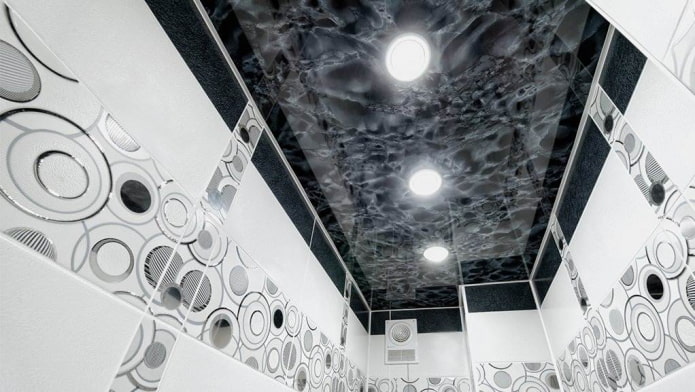 marble stretch ceiling