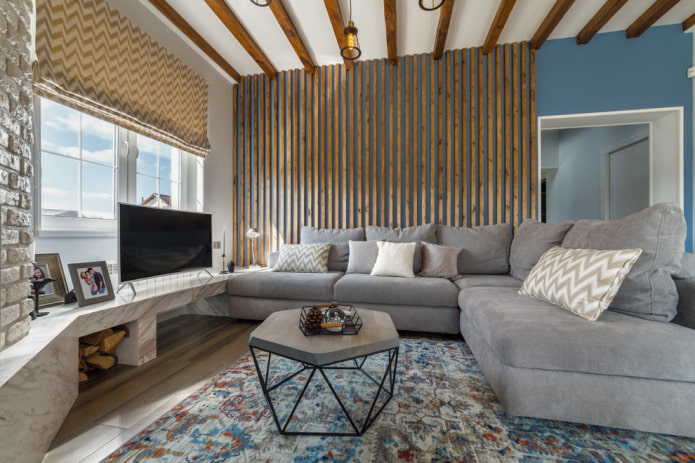 TV in the living room interior