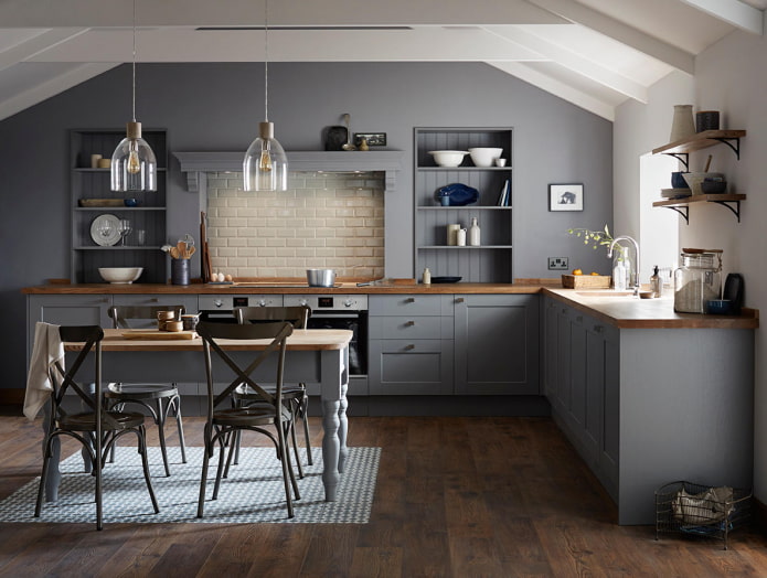 Grey kitchen