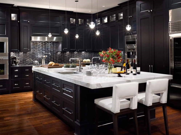 Lighting for a dark kitchen