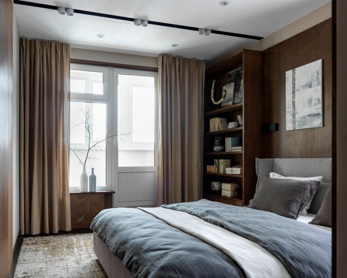 furniture in the color of the walls