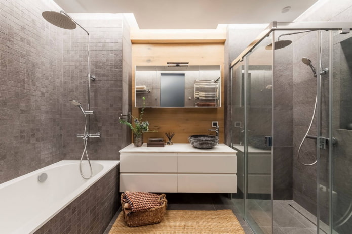 gray bathroom