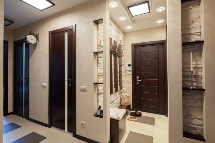 dark doors in the hallway