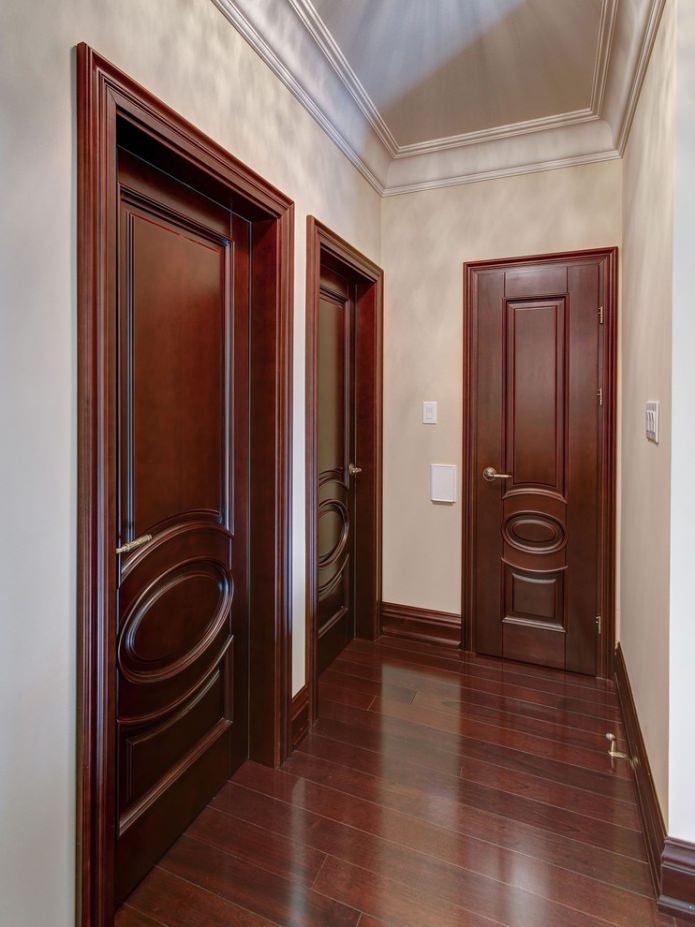 Doors of the same color as laminate