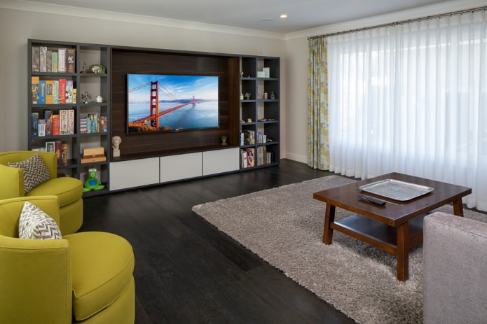 Modern style in the living room