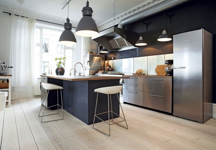 lighting zones in the kitchen