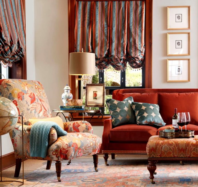 terracotta sofa