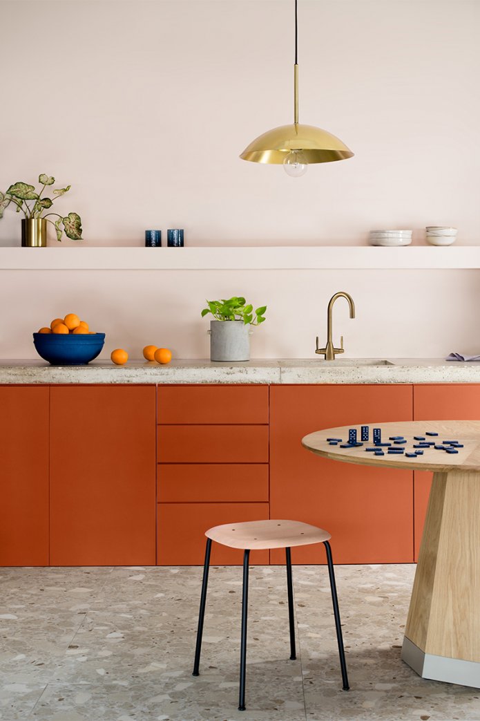 terracotta kitchen