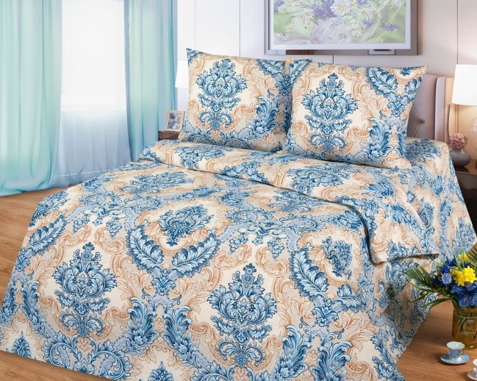 bed linen made of calico