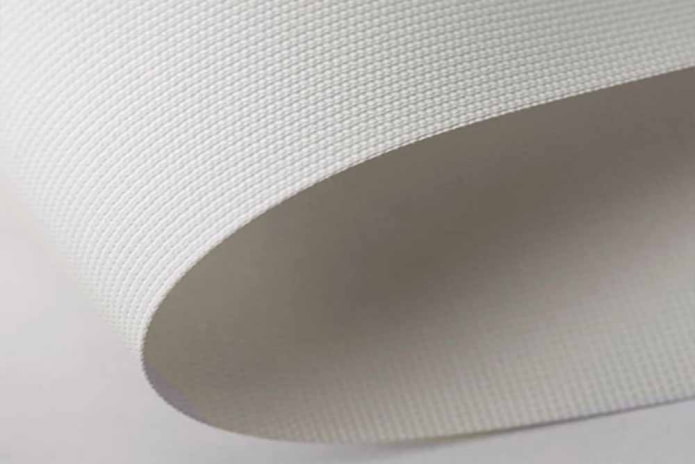 fabric stretch ceiling close up
