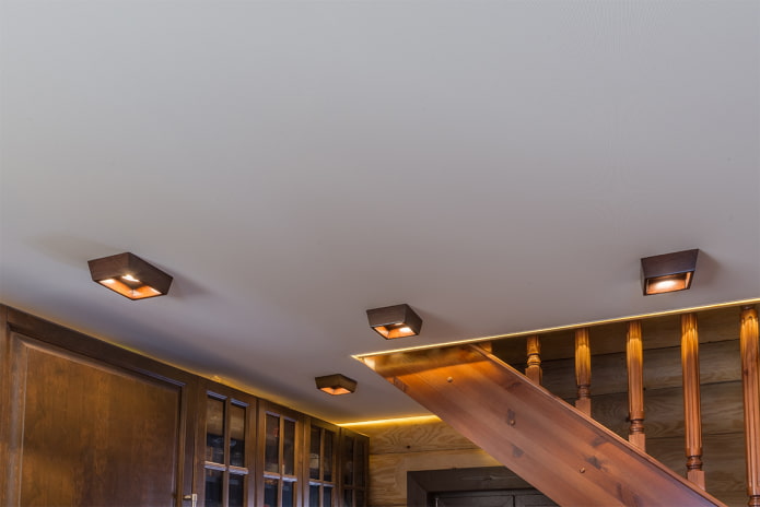 matte fabric ceiling