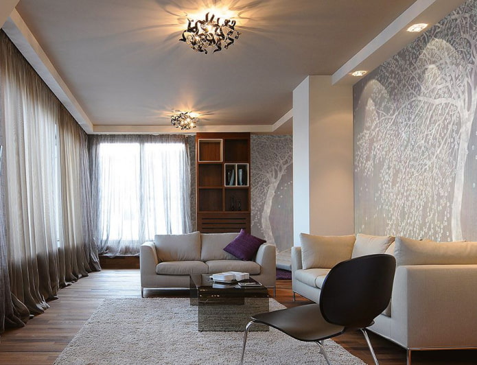 gray ceiling