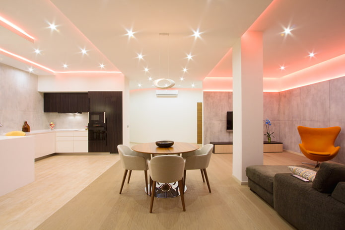 spot lighting in interior design