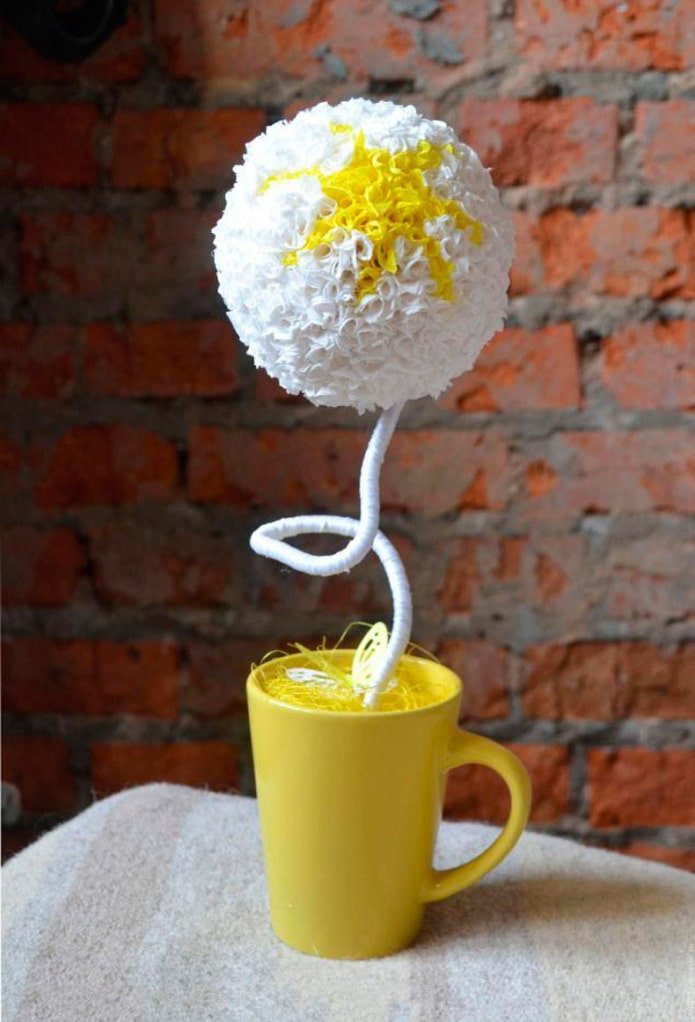 Yellow topiary