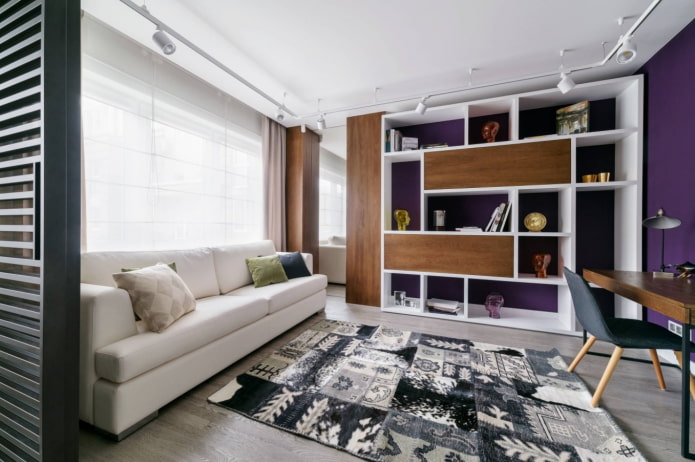 contour lighting of the living room