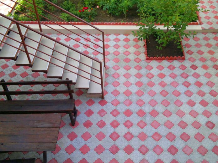chamomile paving slab