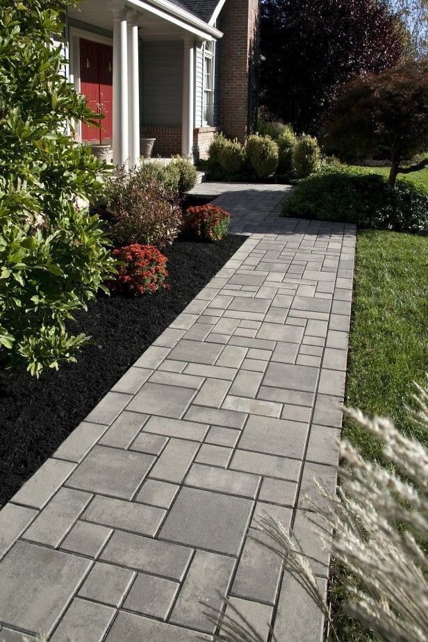 gray paving slab