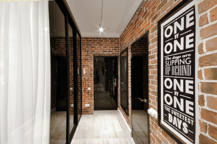 black doors in the interior