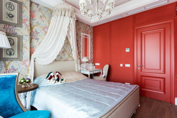 red doors in the interior