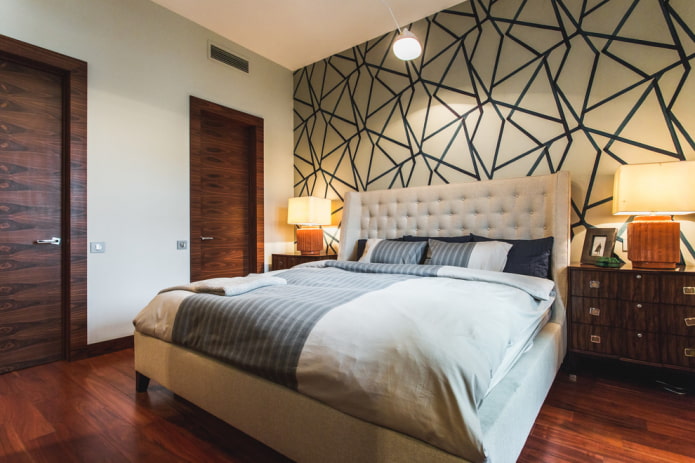 doors in the interior in a modern style