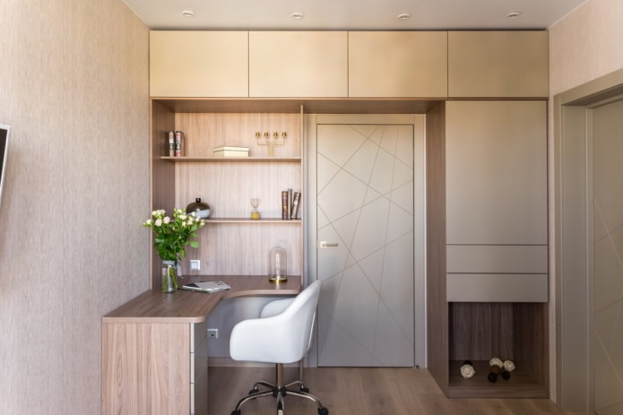 doors in the office interior