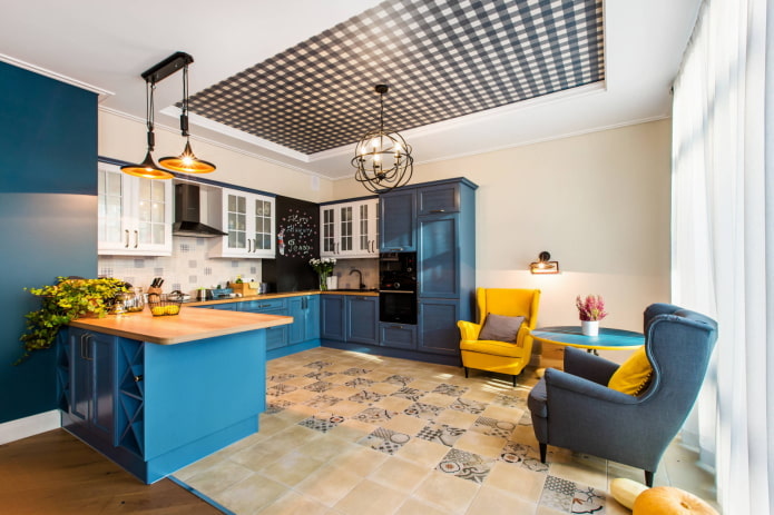Blue plus yellow