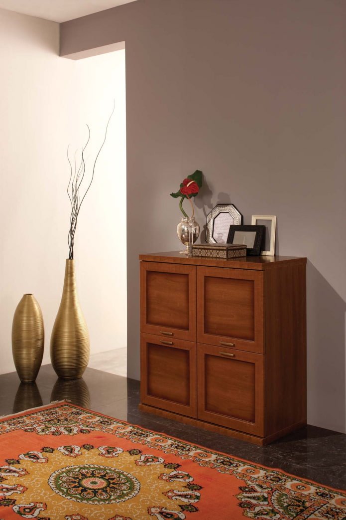 chest of drawers in walnut color