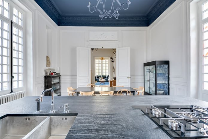 painting the ceiling blue