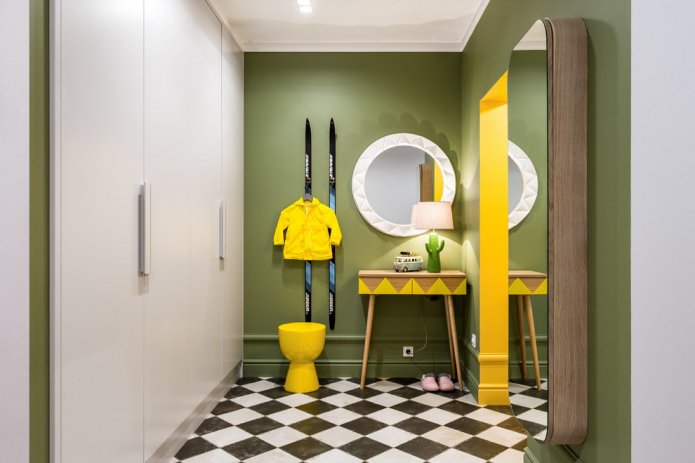 pistachio hallway
