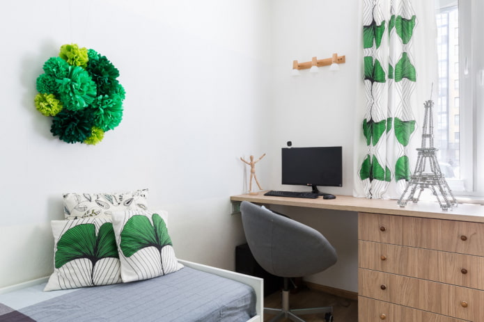 Pillowcases from curtains