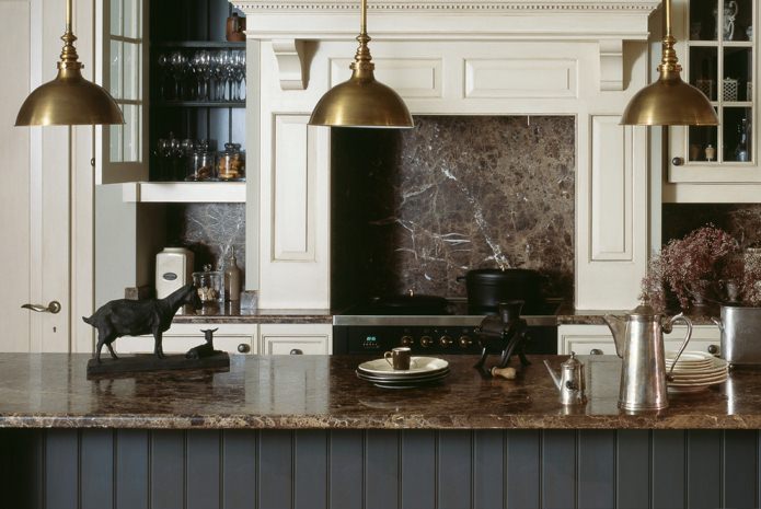 acrylic countertop and work apron