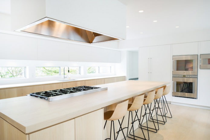 bleached oak countertop 