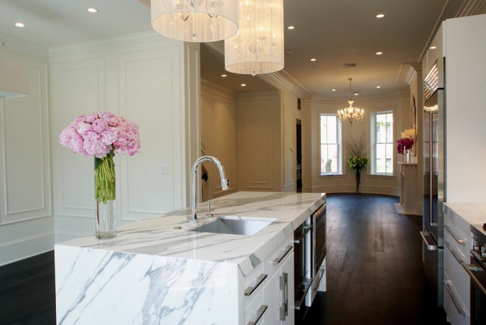 marble countertop