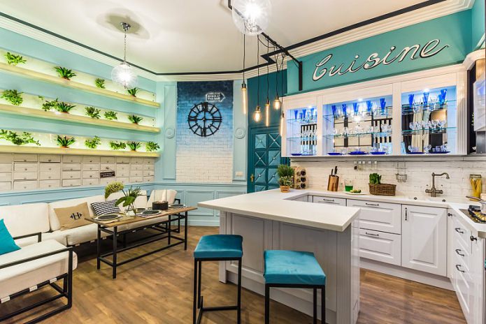 cafe-style kitchen