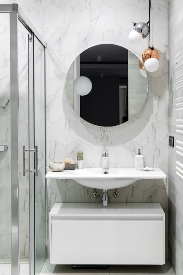 white bathroom