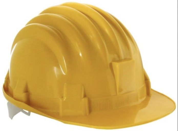 yellow helmet