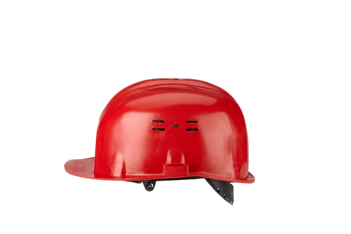 red helmet