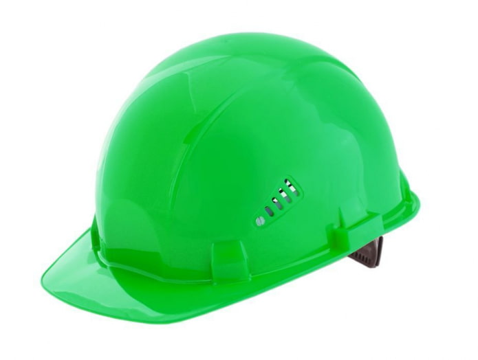 green helmet