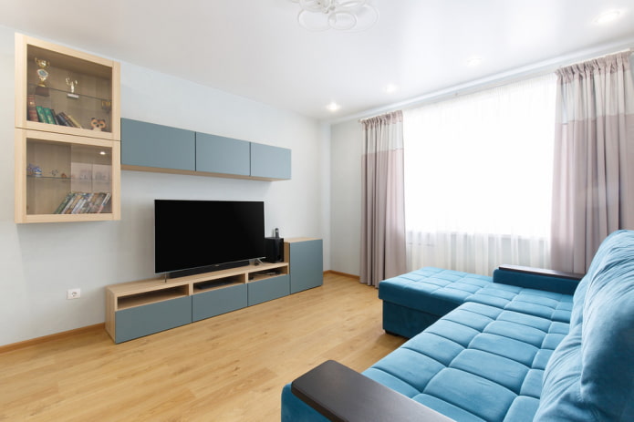 TV stand in a modern style interior