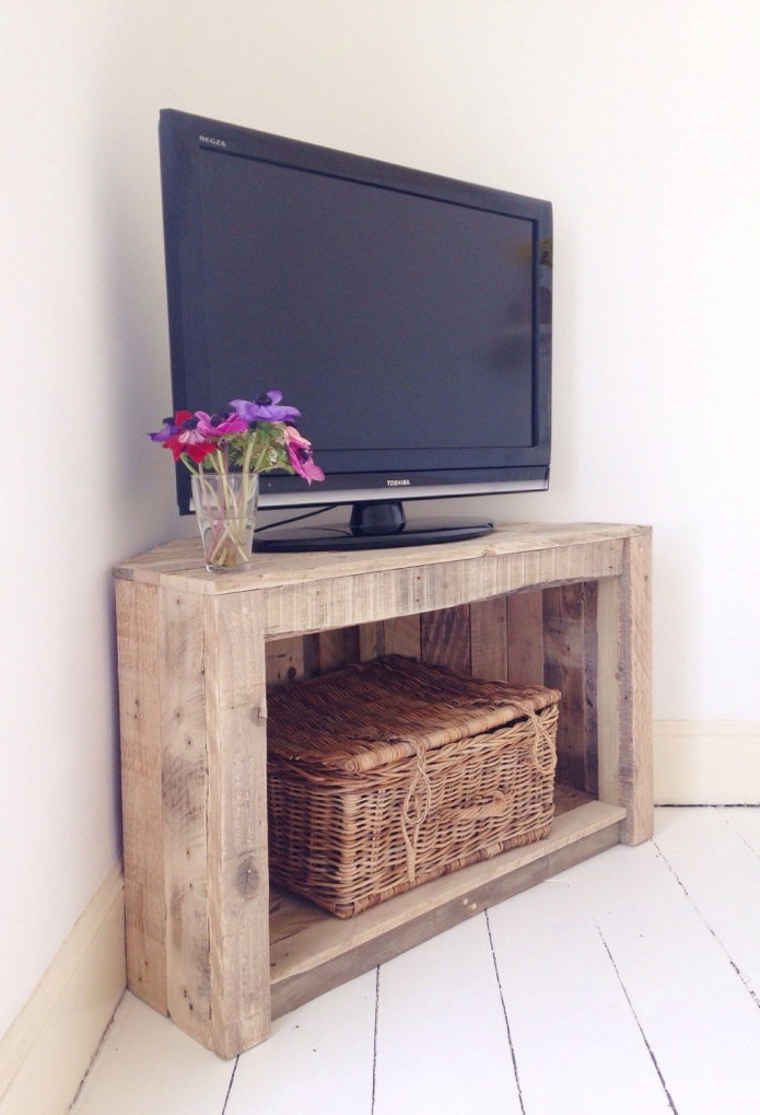 original TV stand in the interior