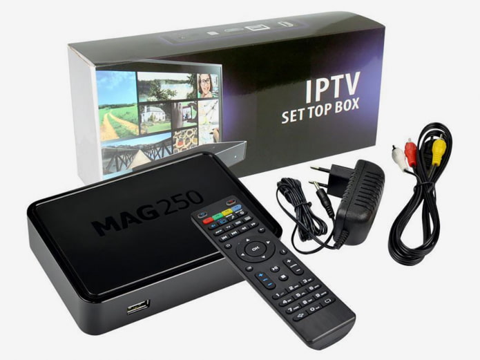iptv set-top box from a provider