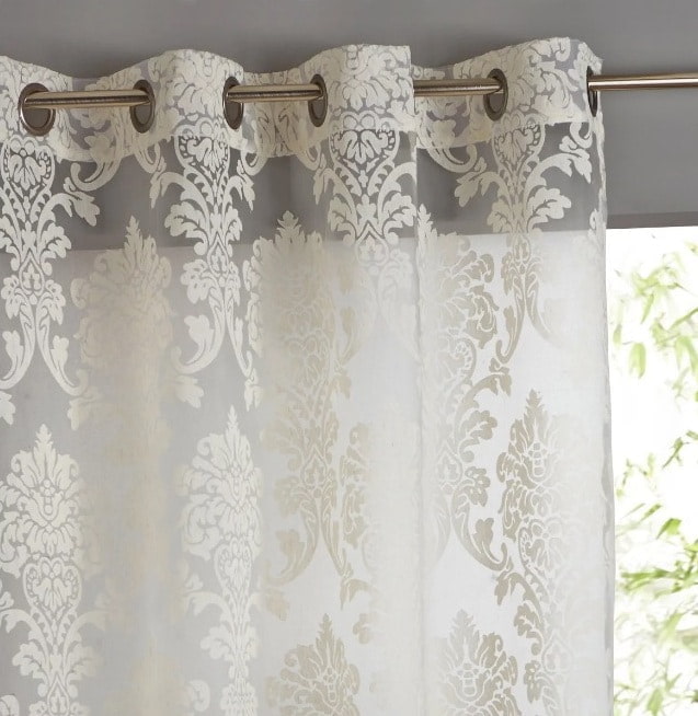 tulle with monogram print