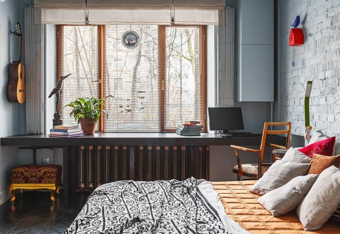 Blinds instead of tulle