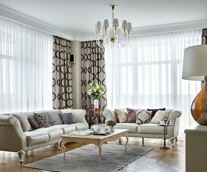 classic style in the living room