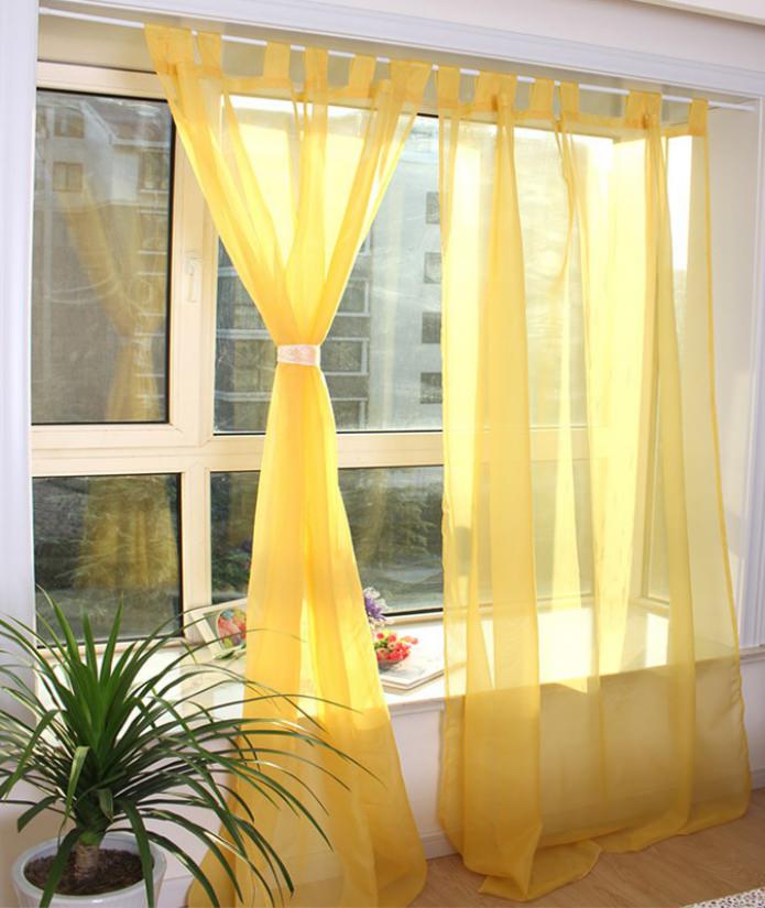 yellow tulle